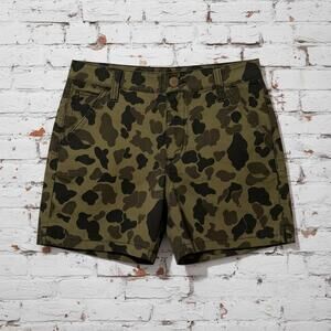 Carhartt Girls' Duck Camo Shorts Size 10 NEW